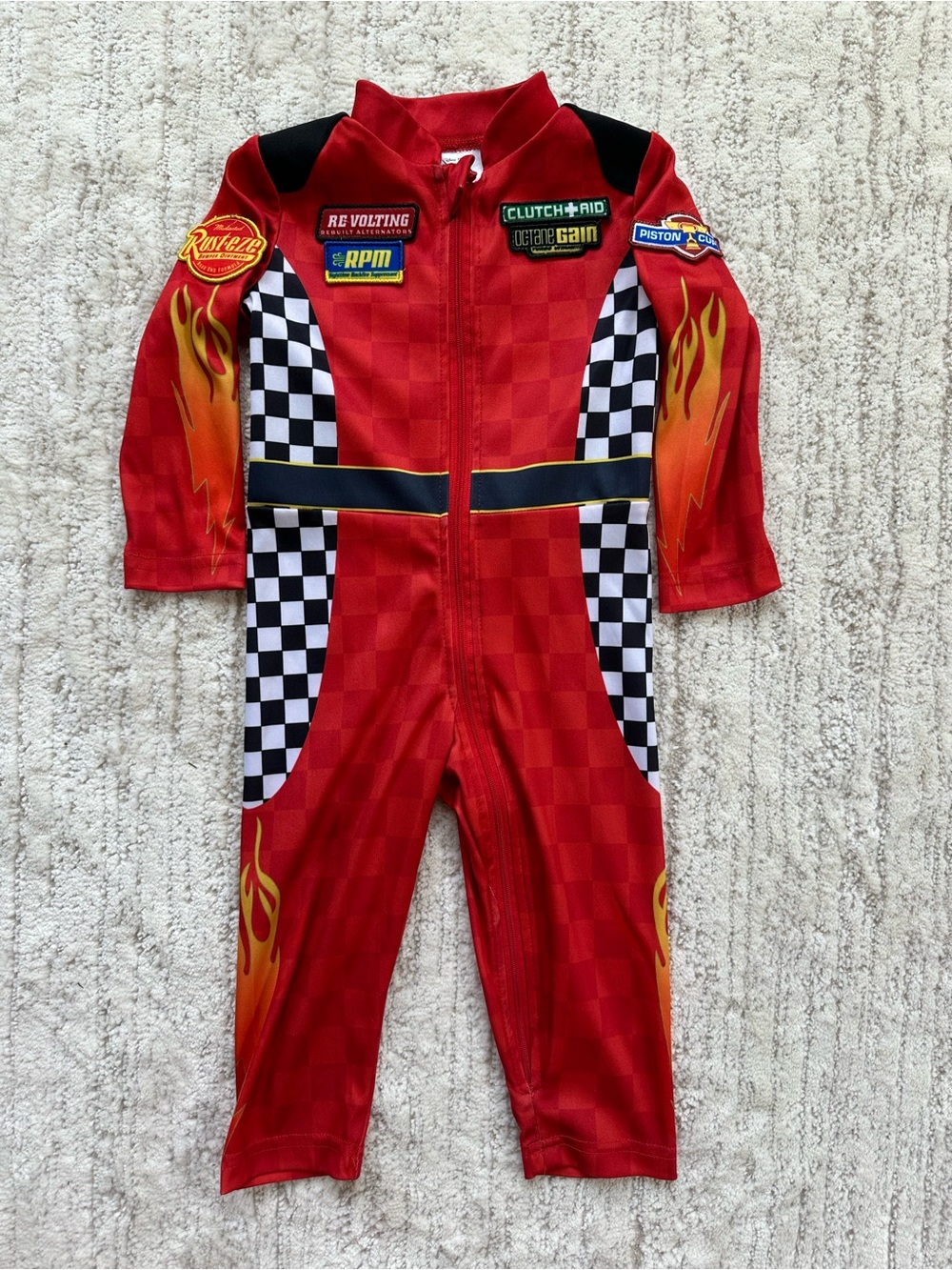 CARS Lightning mMcQueen Racing Suit Costume Baby Infant 6-12M Disney/PIXAR